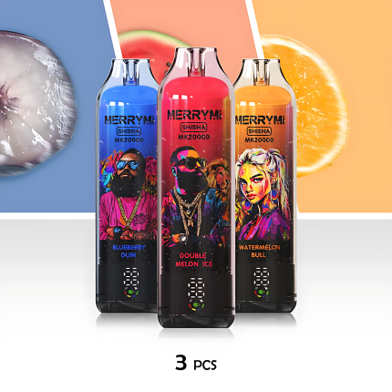 MERRYMI SHISHA 3PCS